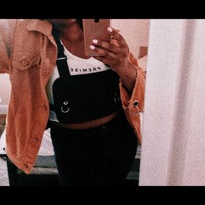 Forever 21 yellow denim jacket